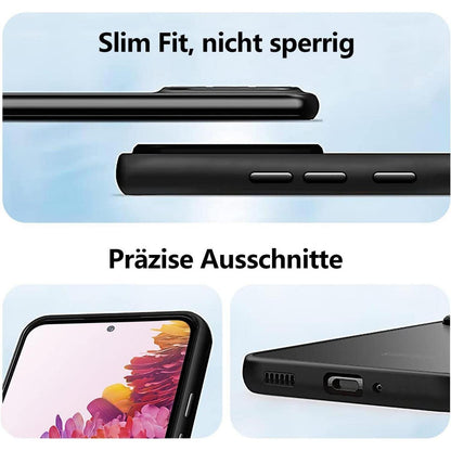 Samsung Galaxy S20 FE Hülle Matt Transluzent Schwarz