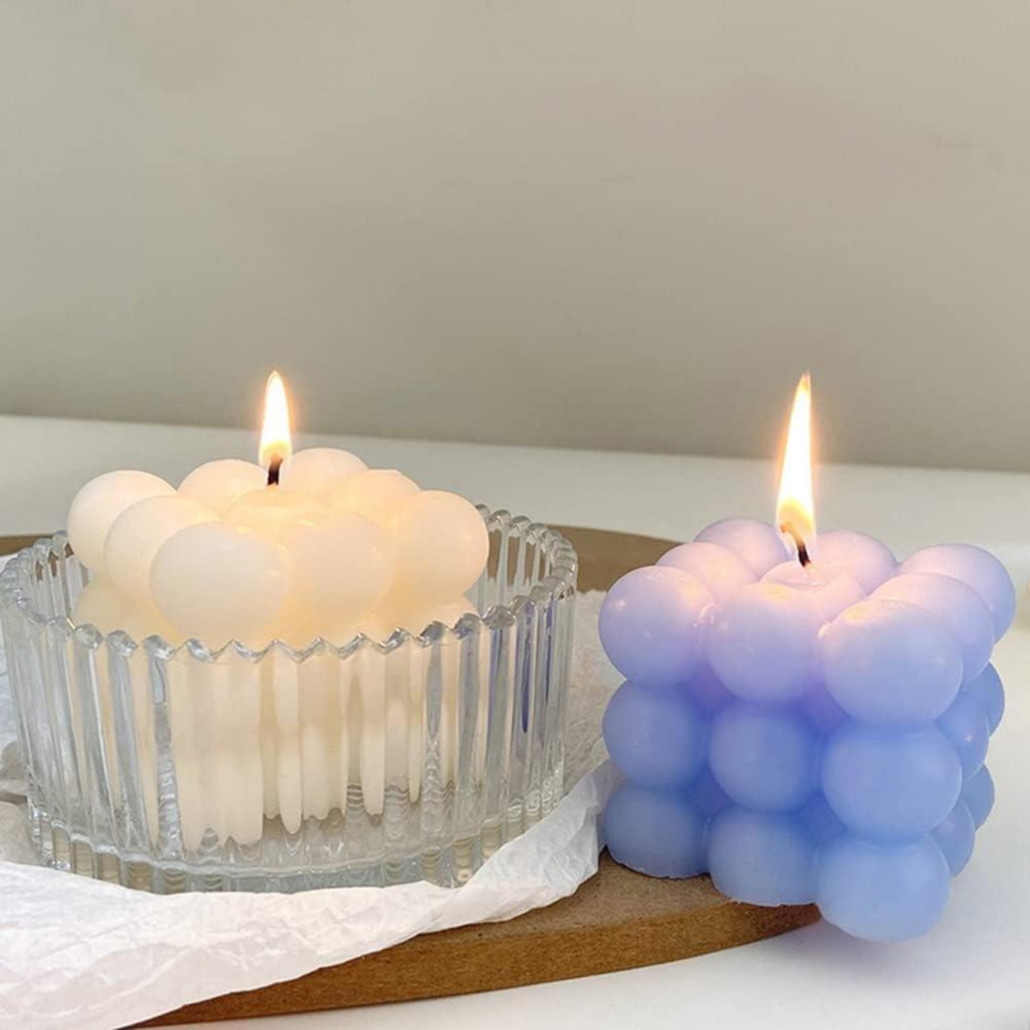 Bubble Kerzenform 3D DIY Silikonform 6 Hohlräume für Kerzen Gießen DIY Duftkerze