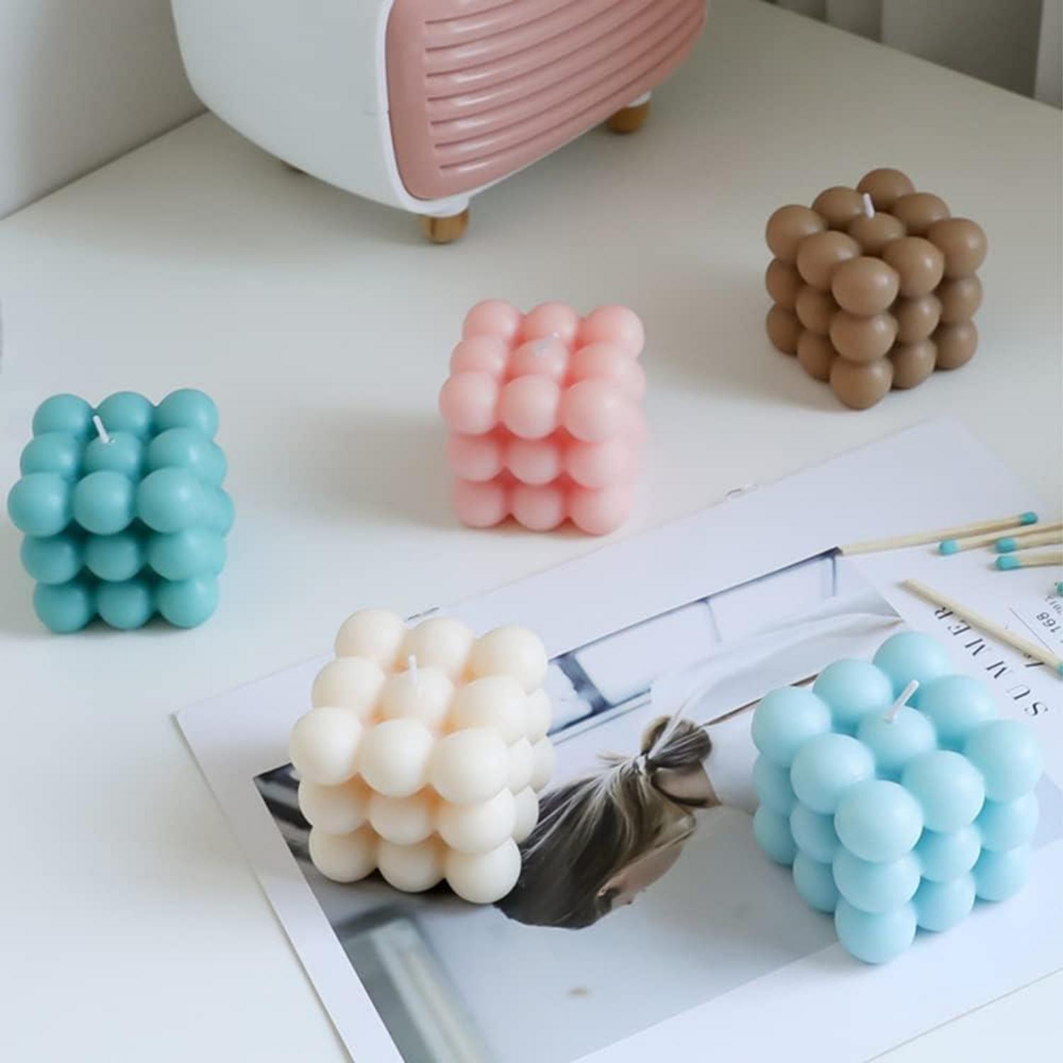 Bubble Kerzenform 3D DIY Silikonform 6 Hohlräume für Kerzen Gießen DIY Duftkerze