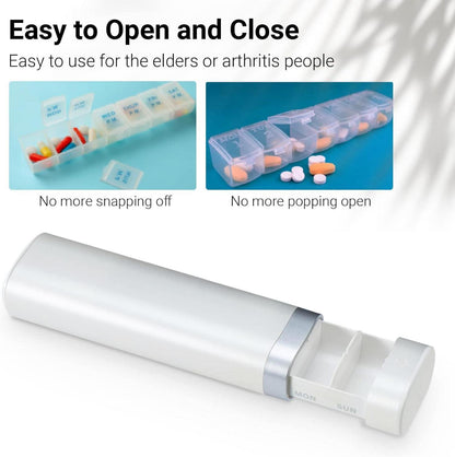 Tablettenbox 7 Tage Betife BPA Frei Pillendose für Reise