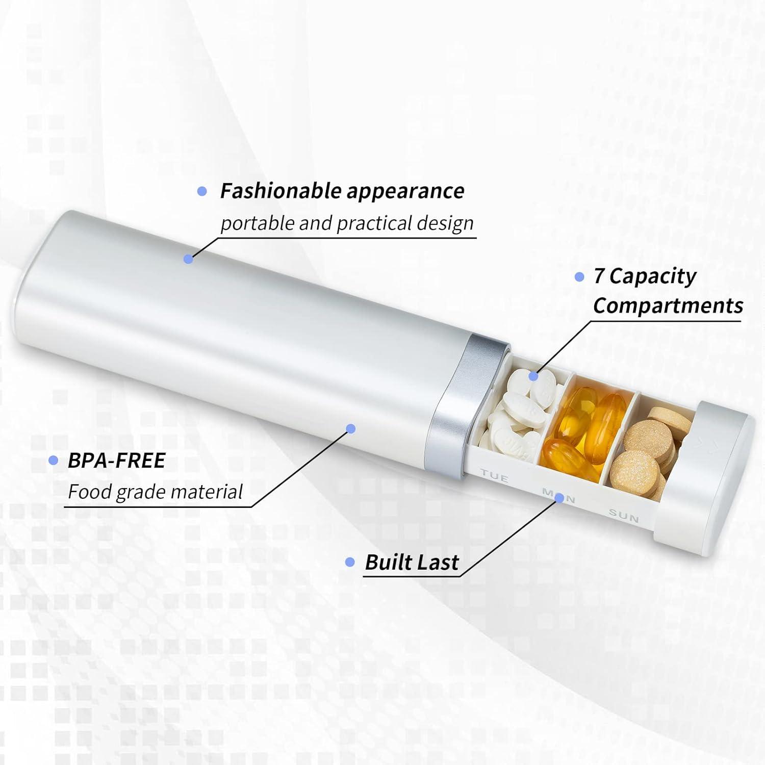 Tablettenbox 7 Tage BPA-frei Medikamentenbox Vitamine