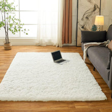 Hochflor Teppich Anti-Rutsch für Wohn- & Kinderzimmer 80x120 cm