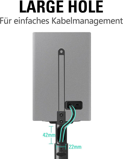 Höhenverstellbare Lautsprecherständer für Satelliten bis 5KG, 2er-Set