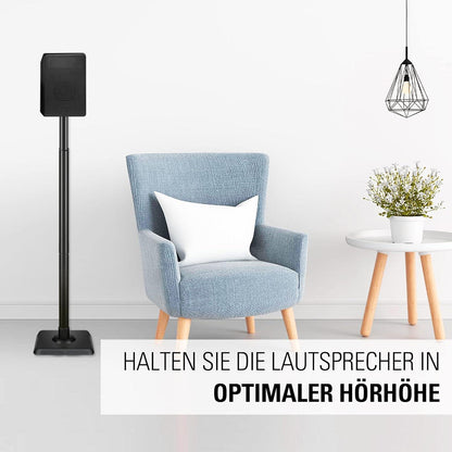 Höhenverstellbare Lautsprecherständer für Satelliten bis 5kg, 2er-Set