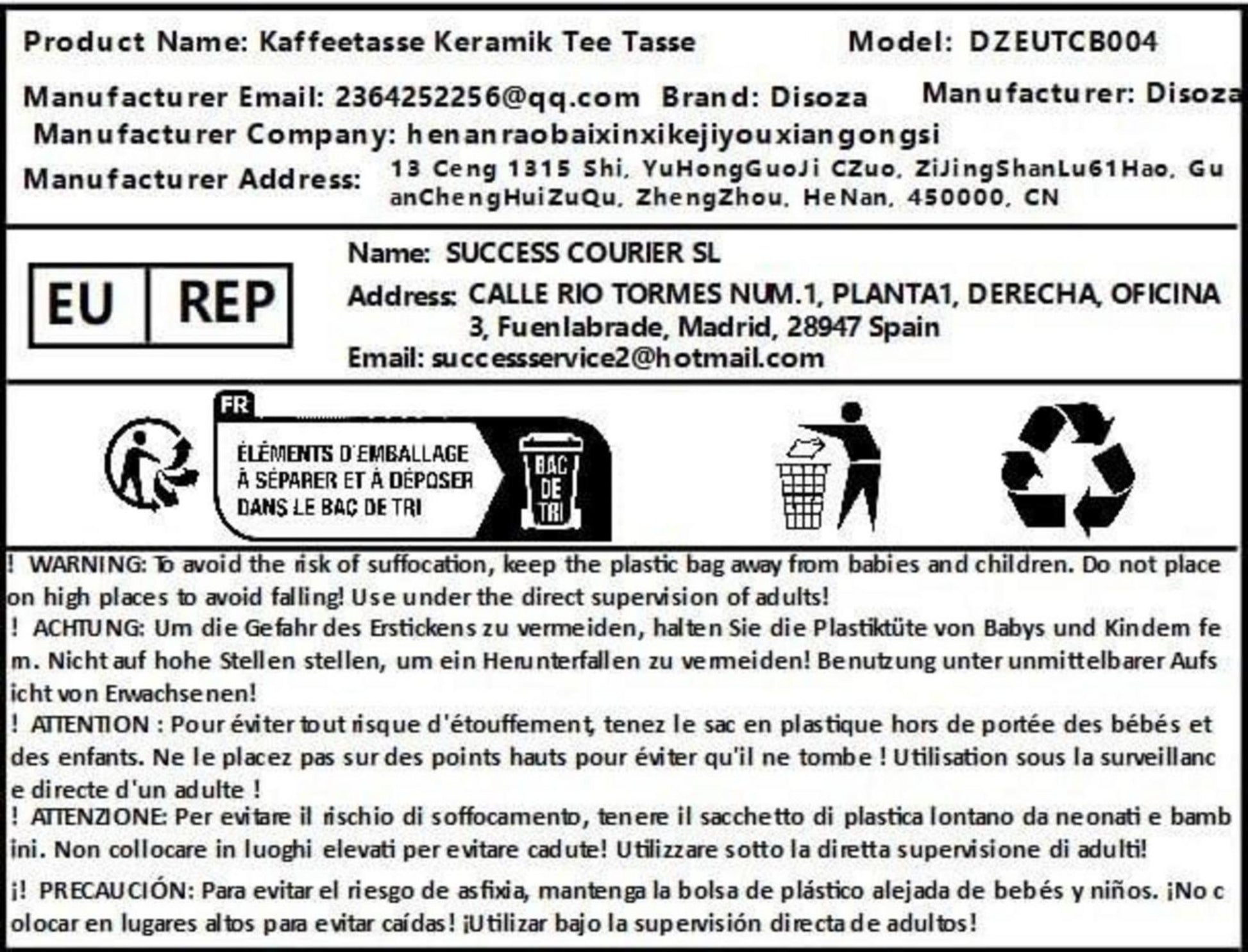 Große Keramik Kaffeetasse Orange 700ml mit Henkel und Griff