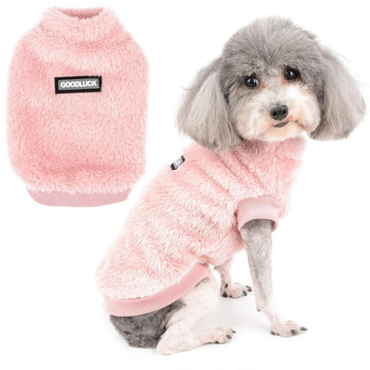 Hundepullover Winter – Warmer Fleece-Sweater für kleine Hunde & Katzen