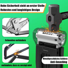 RBRL Fahrradschloss Zahlenschloss 110cm Starkes Stahl Stäben