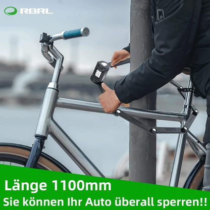 Fahrradschloss 110cm Zahlenschloss Halterung 5mm Stäben ebike Hohe