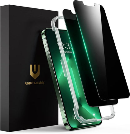 UNBREAKcable Blickschutzfolie iPhone 13 Pro Max 2er Pack 9H