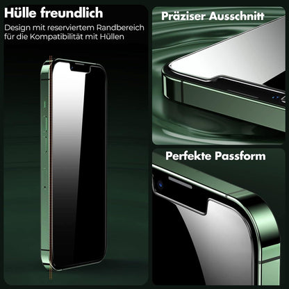 Sichtschutzfolie für iPhone 13 Pro Max/14 Plus, 2er Pack, 6,7 Zoll