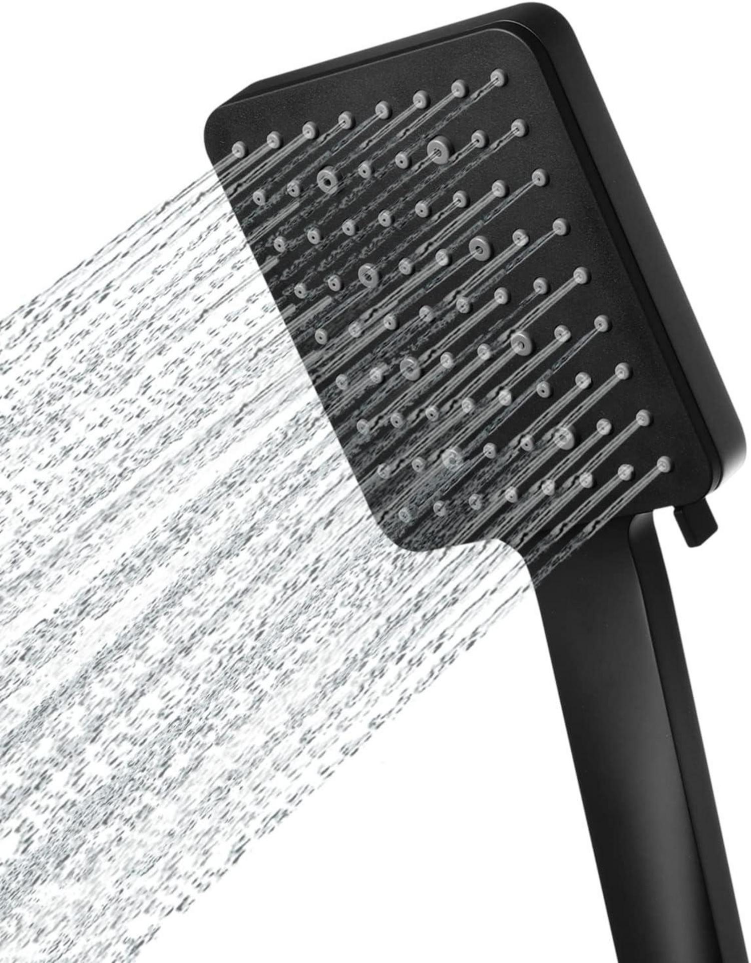 Duschkopf Regendusche Handbrause XXL Hochdruck Wassersparend 6