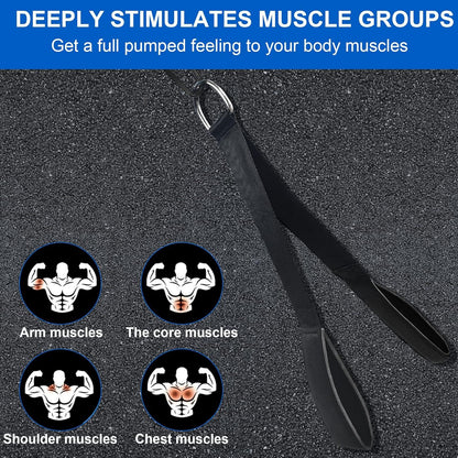 Topfinder Trizepsseil Gym Zubehör Fitness Kabelzug Kraftstation Bizeps Griffe