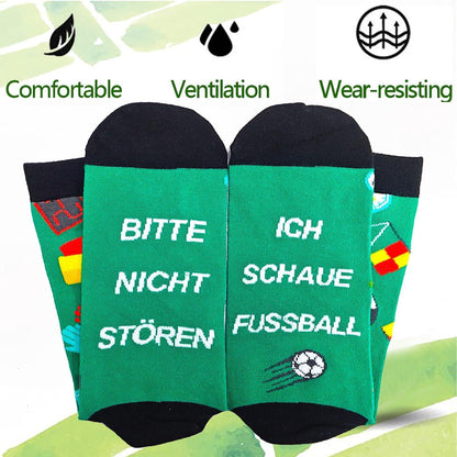 Lustige Fußball Geschenke für Männer Geburtstag Socken Herren Spruch Witzig Vatertag Einheitsgröße