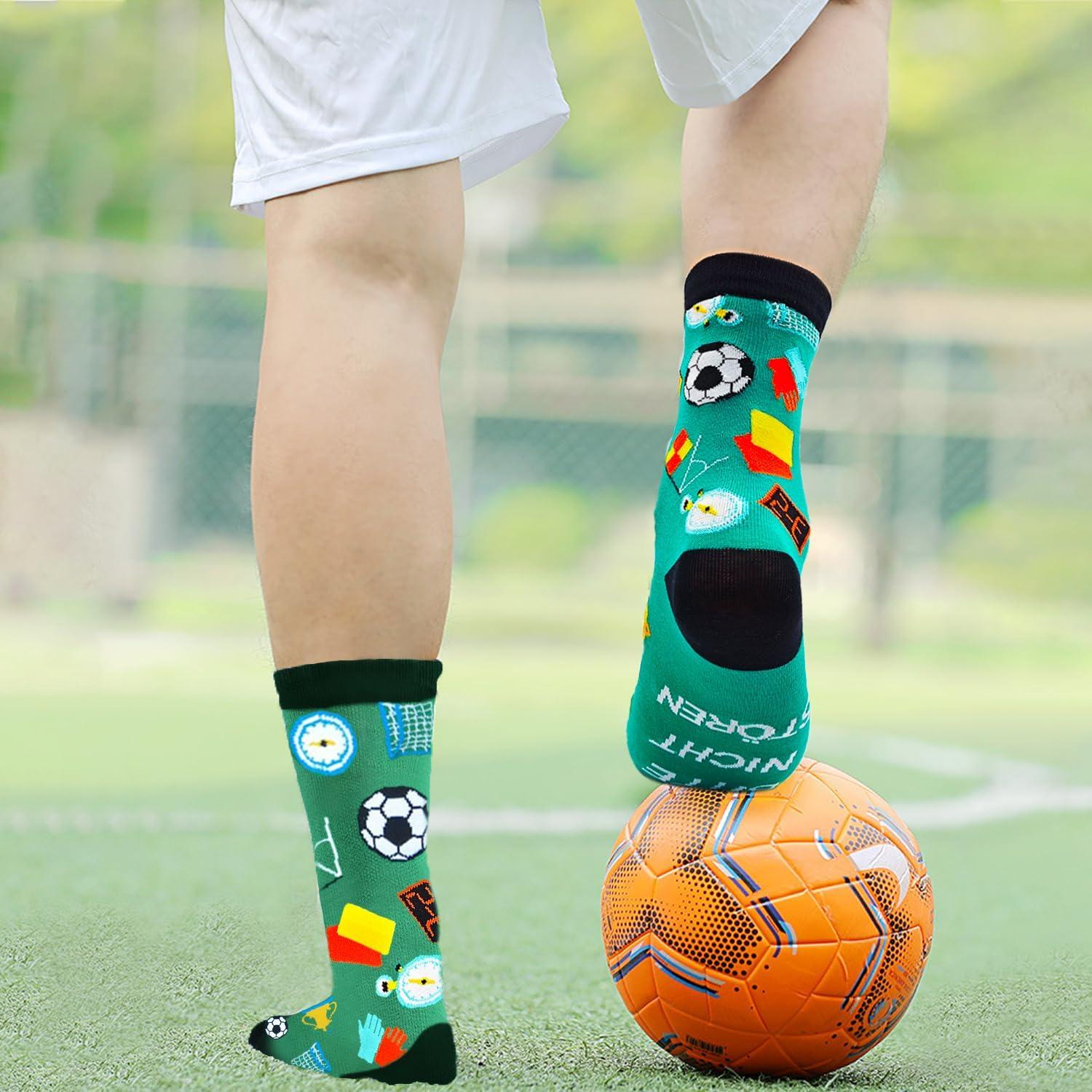 Lustige Fußball Socken Herren Geburtstagsgeschenk Spruch Vatertag