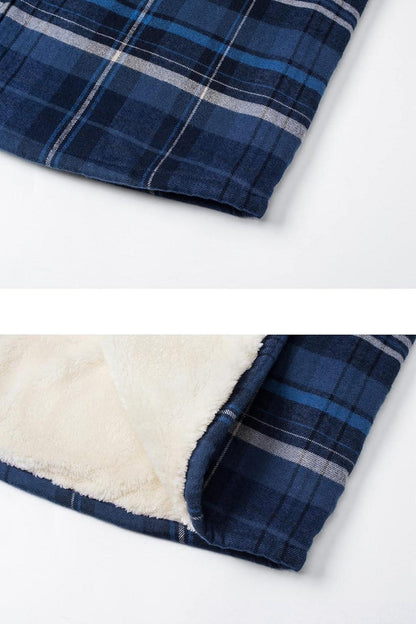 Fleece Thermohemd Flanellhemd Holzfällerhemd Winterjacke warm