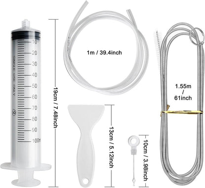 9-teiliges Kühlschrank Abfluss Reinigungsset Küche Haushalt
