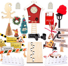 Wichteltür Set 35PCS Zubehör Baustelle Geschenke Mädchen Junge Feentür