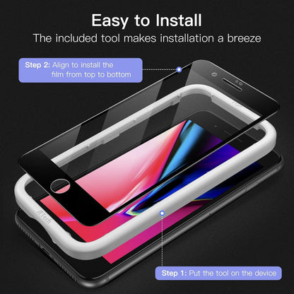 Schutzfolie für iPhone 8 Plus/7 Plus 5,5 Zoll, Panzer Schutz Glas Folie, HD Klar, 3 Stück