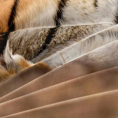 3D Tiger Bettwäsche 135x200, 4-teilig, Flauschig & Weich