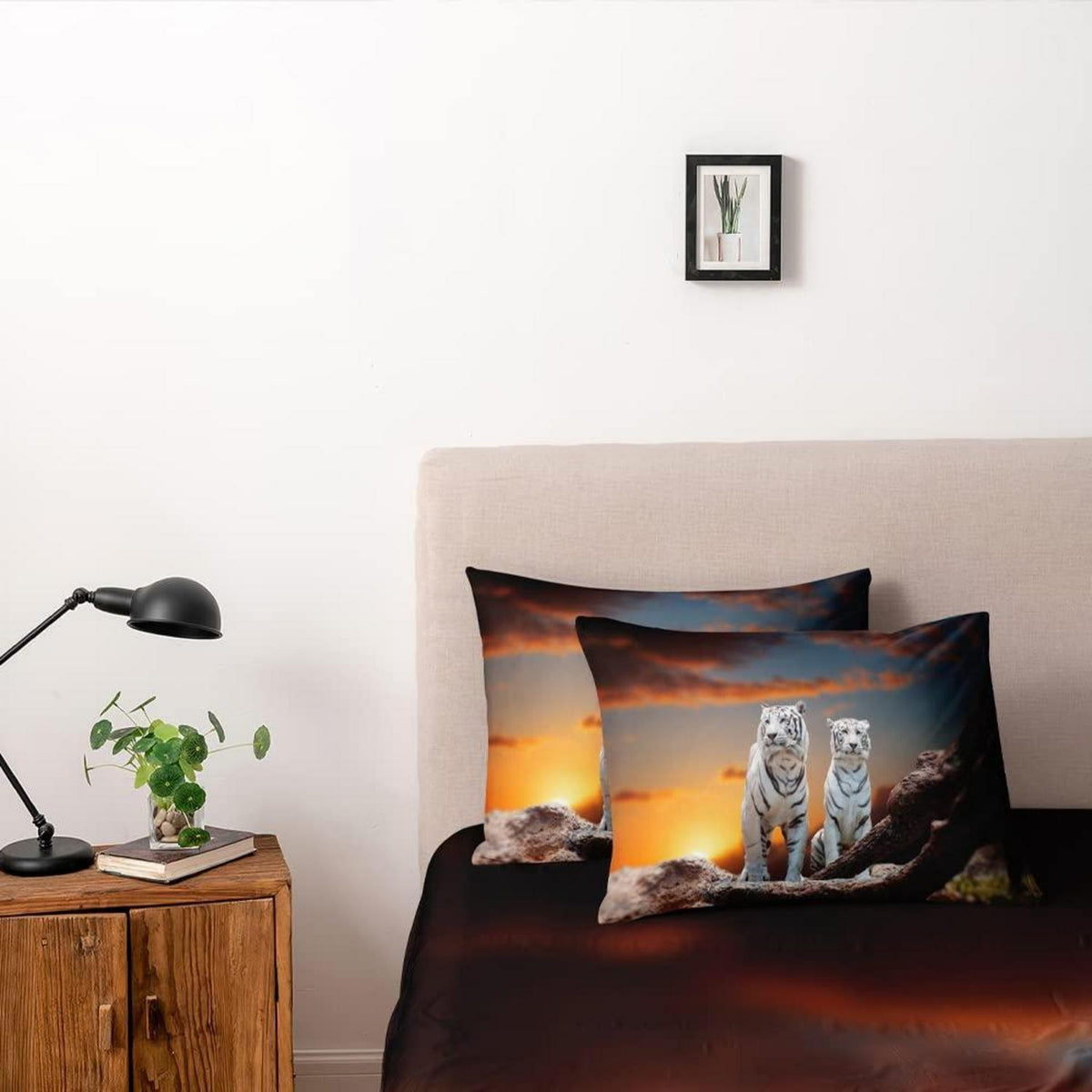 3D Tiger Bettwäsche 135x200, 4-teilig, Flauschig & Weich