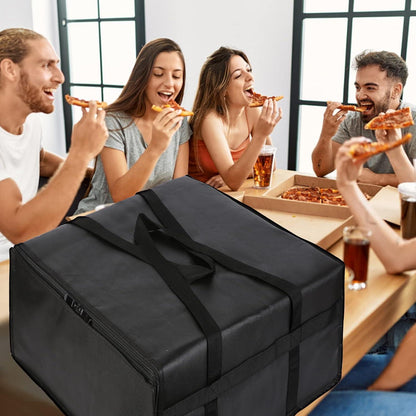 Kühltasche wiederverwendbar für Lebensmittel – Schwarz 40x40x35cm
