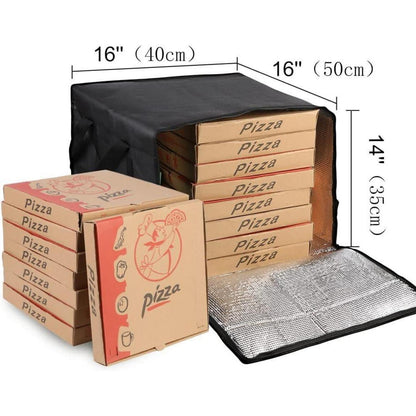 Kühltasche wiederverwendbar für Lebensmittel – Schwarz 40x40x35cm