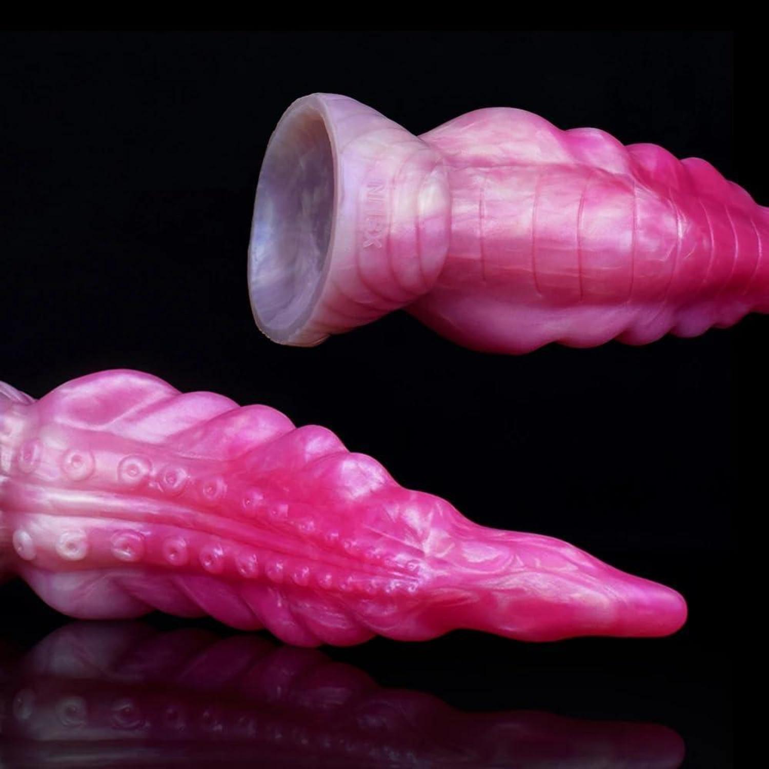 Alien Tentakel Dildo Zungen Anal Plug Saugnapf Prostata Stimulierung