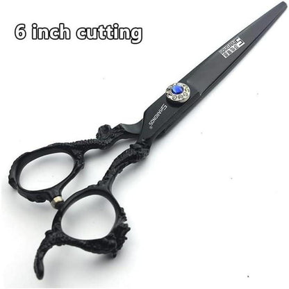 Professionelle Friseurschere Edelstahl 6+7 Zoll Set