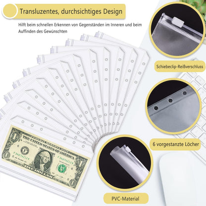 A6 Binder Budget Planner Geld Organizer Sparbuch Etiketten Reise