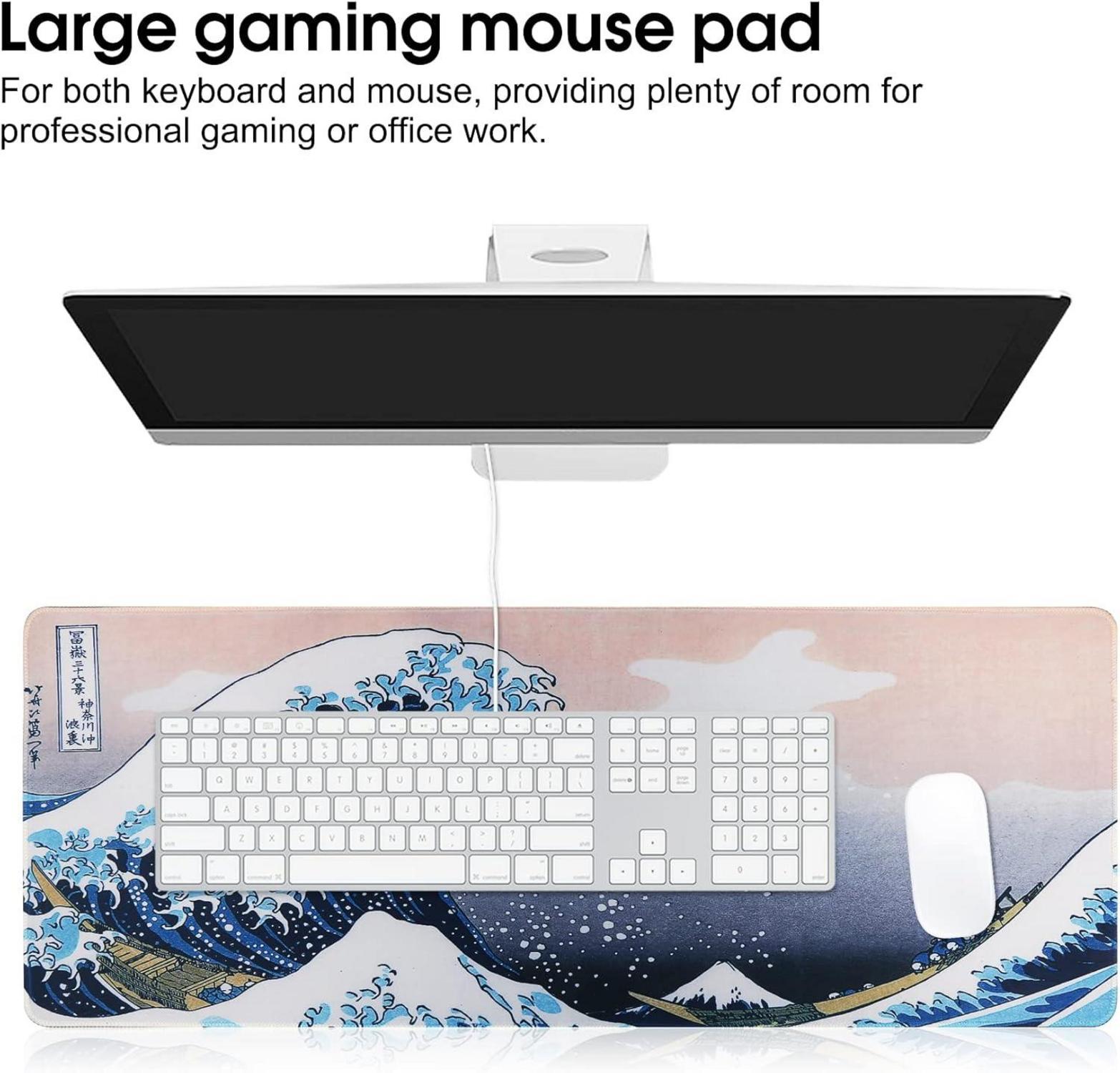 Gaming Mauspad XXL 60x30cm wasserdicht rutschfeste