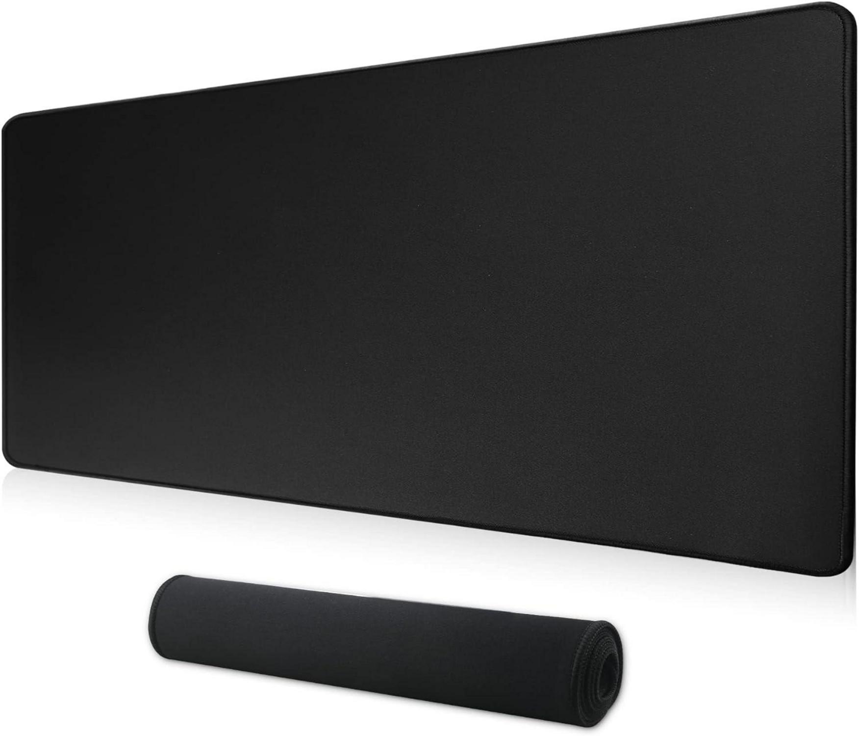 Großes Gaming Mauspad XXL wasserabweisend rutschfeste Gummibasis 60x30
