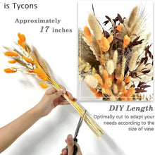 100er Pack Natürliches Pampasgras Deko für Boho Wohnzimmer