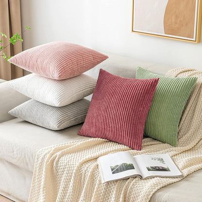 Kordsamt Kissenbezug 45x45 cm Marmelade Sofa Deko Weich