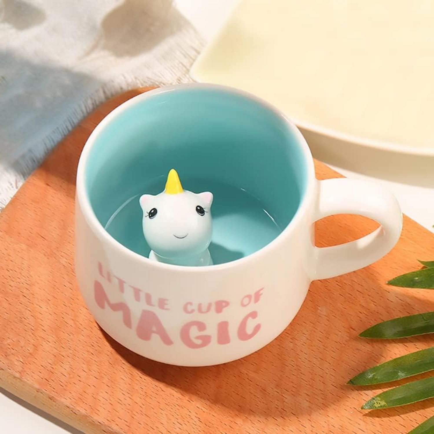 3D Einhorn Keramik Tasse Handgefertigte Kaffeetasse Geschenk