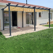 Aluminium Pergola 3x5.5m Wasserdicht Stabil Winterfest