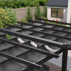Purple Leaf Pergola Aluminium 3.65x5.5m Wasserdicht Stabil