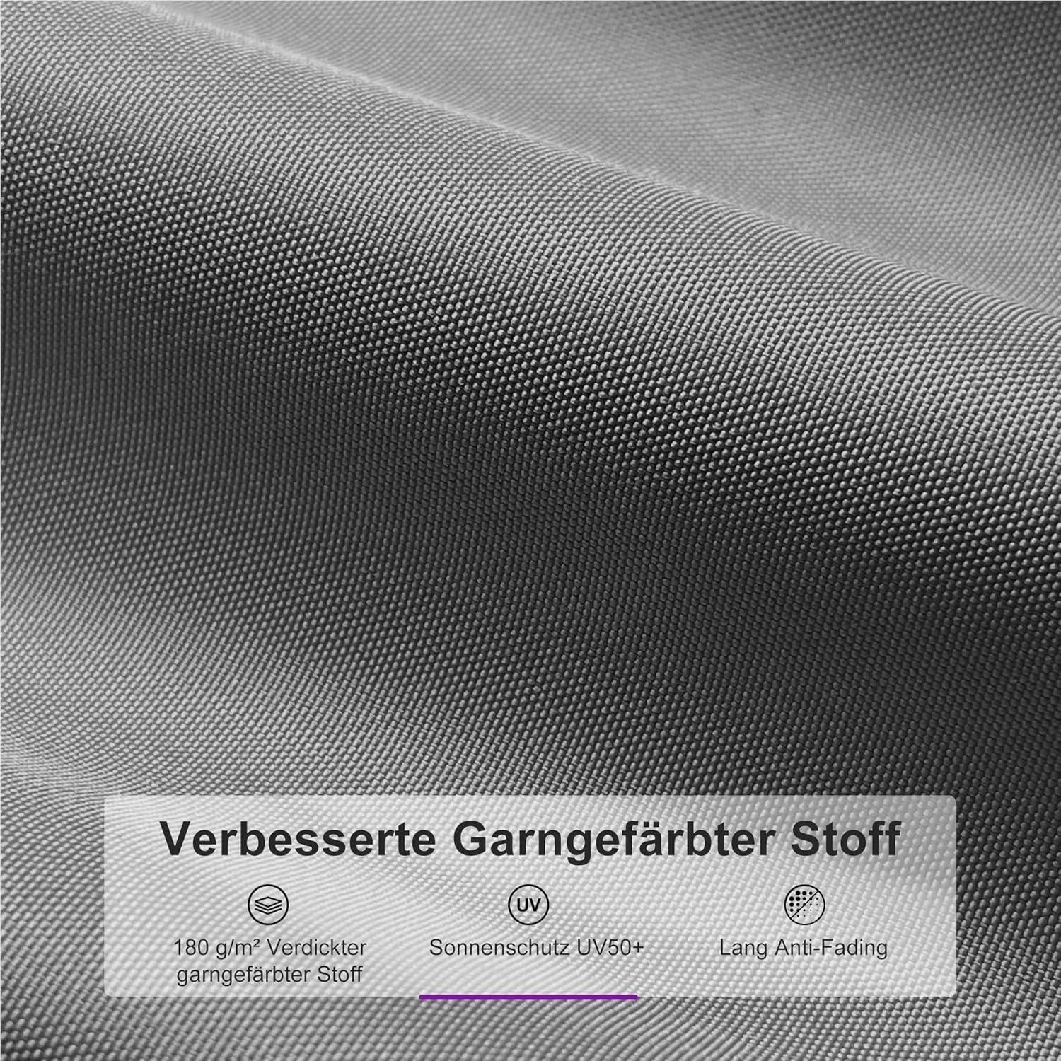 Pergola Aluminium 3.65x5,5m Wasserdicht Stabil Winterfest Pavillon Garten