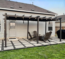 Moderne Aluminium Pergola mit wasserdichter & winterfester, stabiler