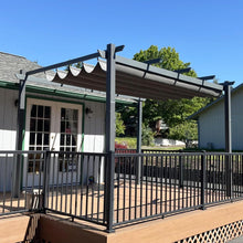 PURPLE LEAF Pergola Aluminium Garten Pavillon Wasserdicht 2.8 x 4 m