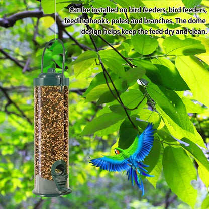 Vogelfutterspender 2 Stück für Vögel Aufhängen Garten Outdoor