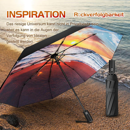 Faltbarer Regenschirm UV-geschützt mit niedlichen Aufdrucken