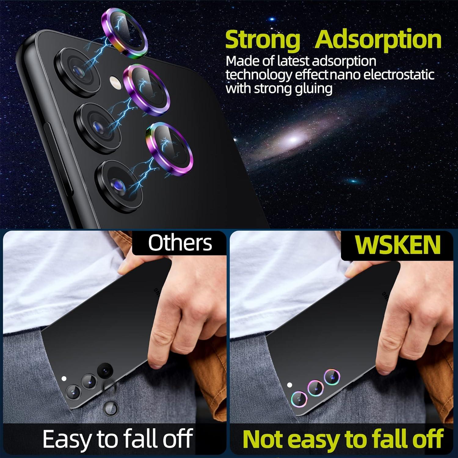 Kameraschutz Samsung Galaxy S23/S23 Plus Gehärtetes Glas Kratzfest und Blasenfrei