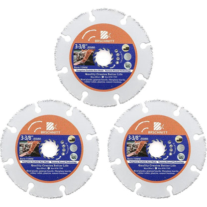 Multi Sägeblatt 85mm 6er Set für Winkelschleifer, Holz, Kunststoff