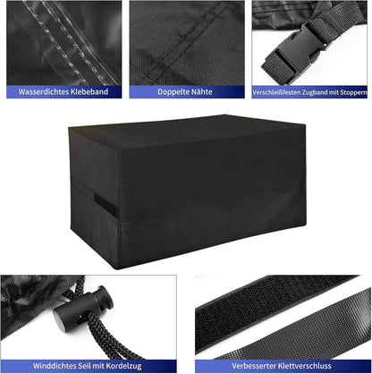 Abdeckung für Gartenmöbel 120x90x74cm wasserdicht UV-beständig