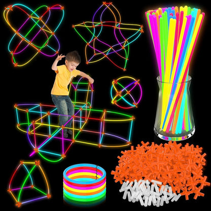 Fluoreszierendes Halloween Party Bar Set 250-teilig