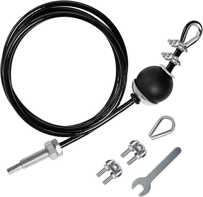 LFJ Gym Kabel Draht Fitness Stahlseil für Kabelzug Latzug 5mm 3,5m