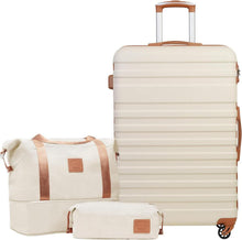 Trolley Koffer Set 3tlg ABS Hartschale 4 Rollen TSA-Schloss