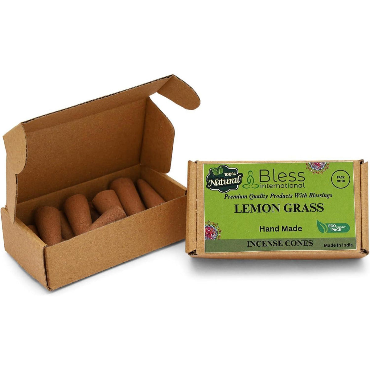 Räucherkegel Lemongrass Bio 10 Stück