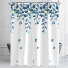 Duschvorhang Grün Blätter 100x180cm Antischimmel Wasserabweisend