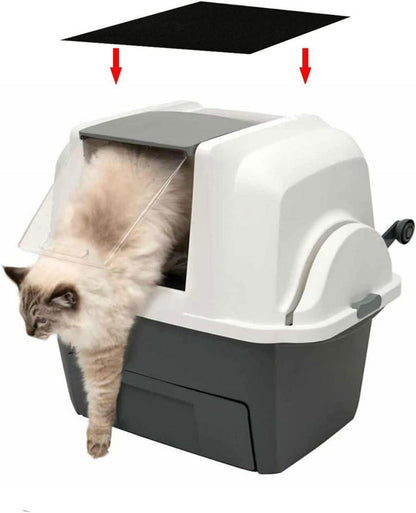 Aktivkohlefilter Katzenklo Kohlenstofffilter Geruchsfilter 6er-Set